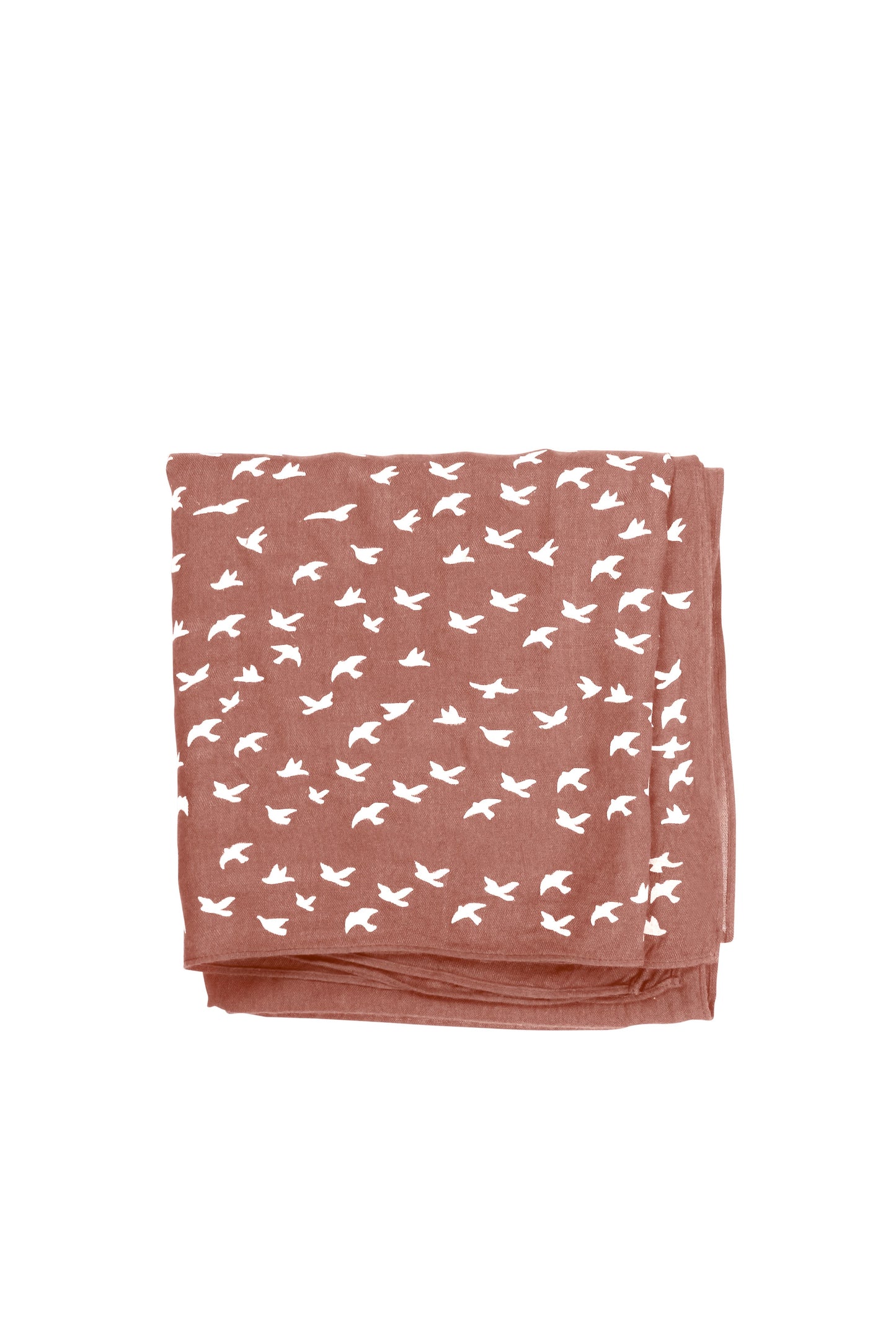 Birds Terracotta- Modal Hijab