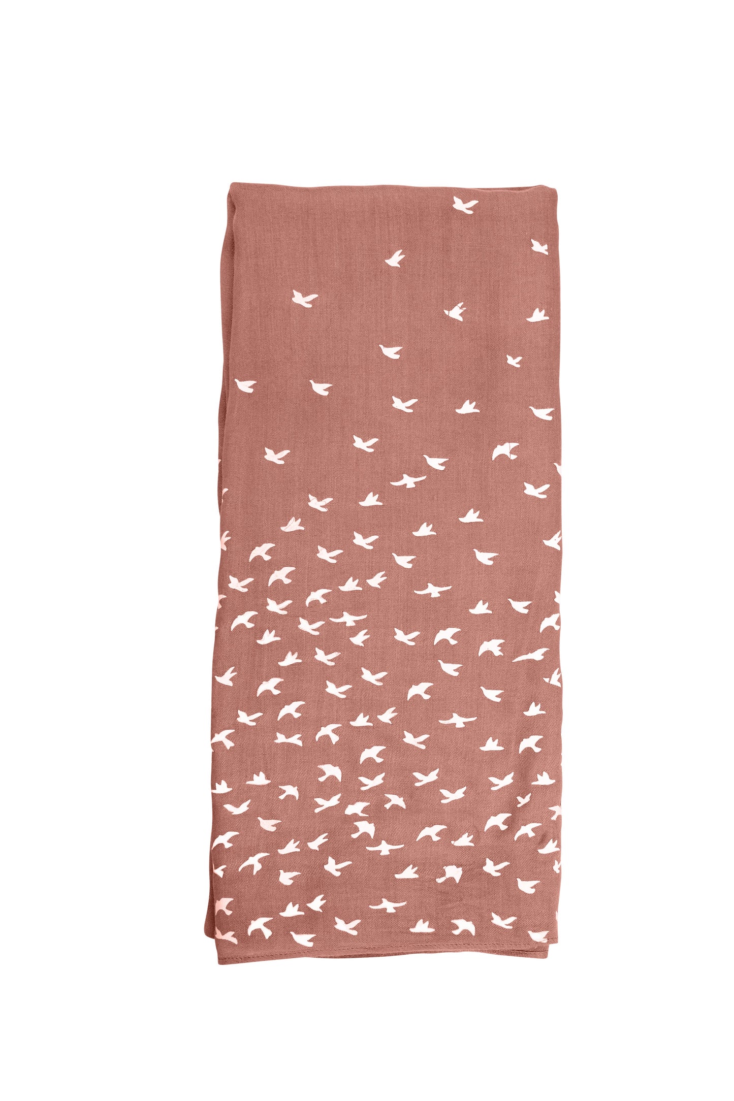 Birds Terracotta- Modal Hijab