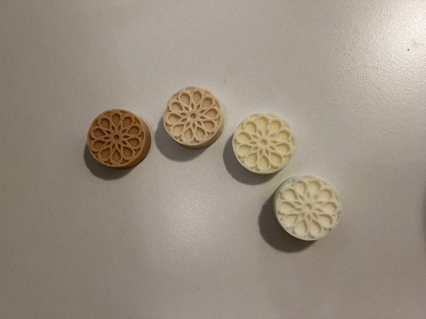 Handmade Geometric Neutral Ombre Soap Set by Saboona Soap